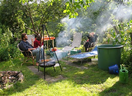 Grillen im Garten