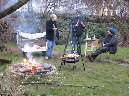 Grillen im Garten