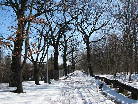 Hegemeister Weg - derzeit verschneit und gesperrt