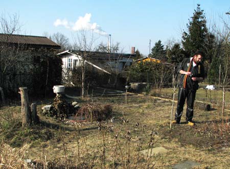 Garten: endlich schneefrei