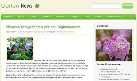 geklauter Text auf Garten-news.net