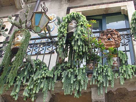 Balkon in Taormina