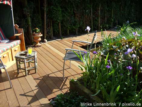 Terrasse aus Holz